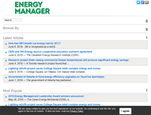 Tablet Screenshot of energy-manager.ca